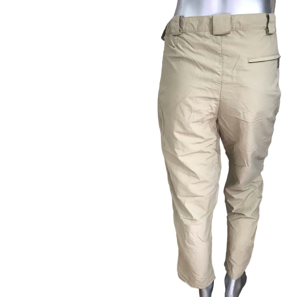 Travelsmith Nylon Cream Tan Hiking Fishing Pants Women's Size 8